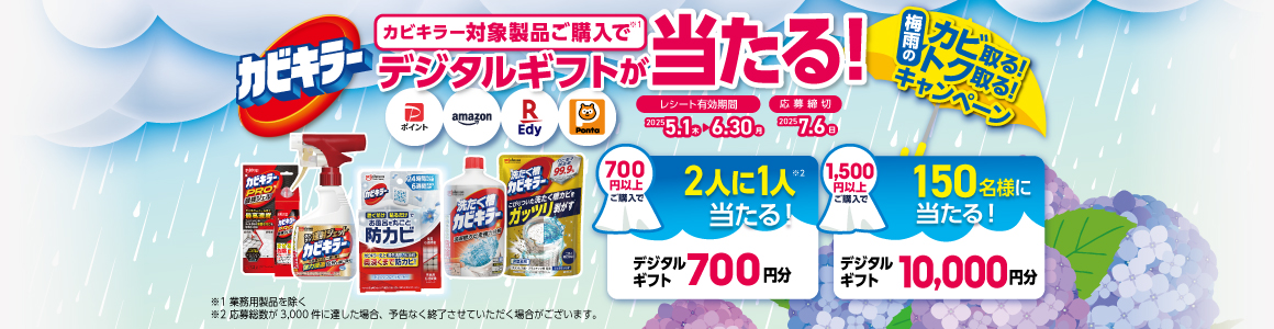 カビキラー梅雨キャンペーン