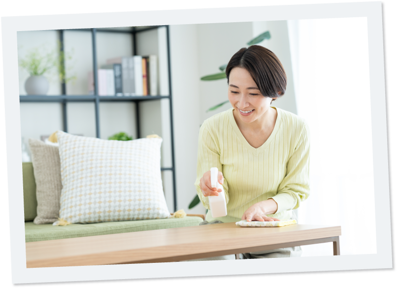 ごはんのついでにサッとお掃除!