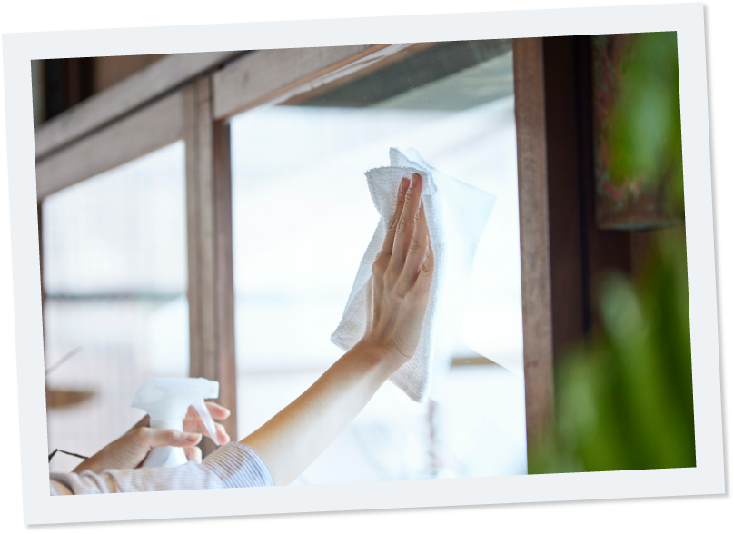 月曜日10:00-10:30 リビングの床掃除