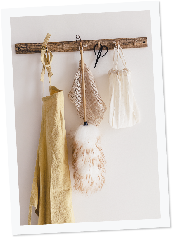 出しっぱなしでも絵になる掃除道具があればモチベーションアップも!