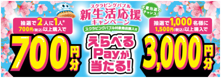 �X�N���r���O�o�u�� �V���������L�����y�[��